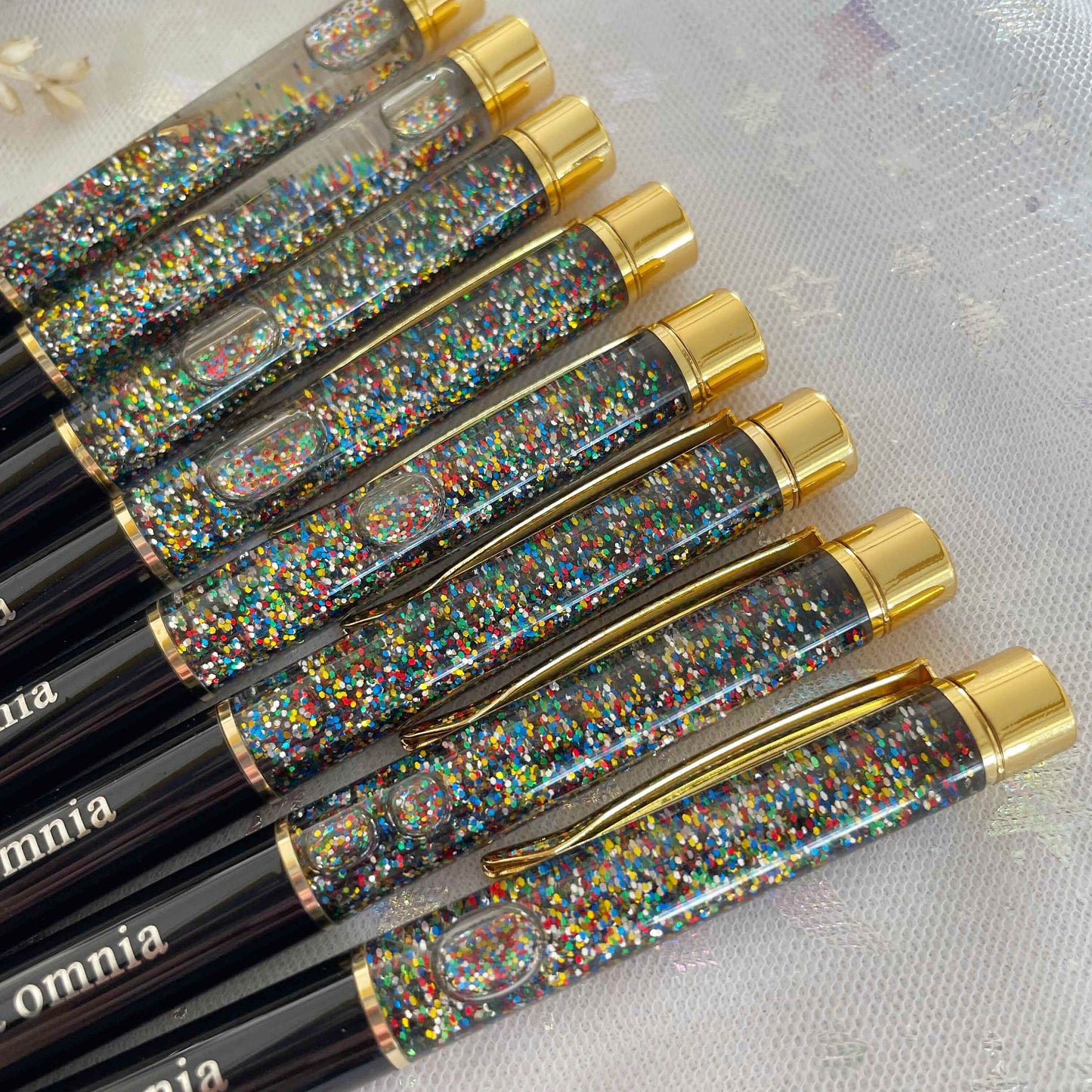 Personalized Glitter Powder Pens, Fancy Ballpoint Pens